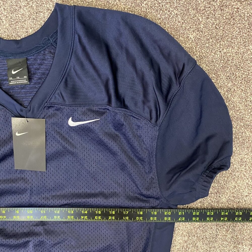 Nike Football Practice Jersey Blue 908739 - 419 Boy’s Size 2XL - XXL - NWT $50 - Picture 8 of 12